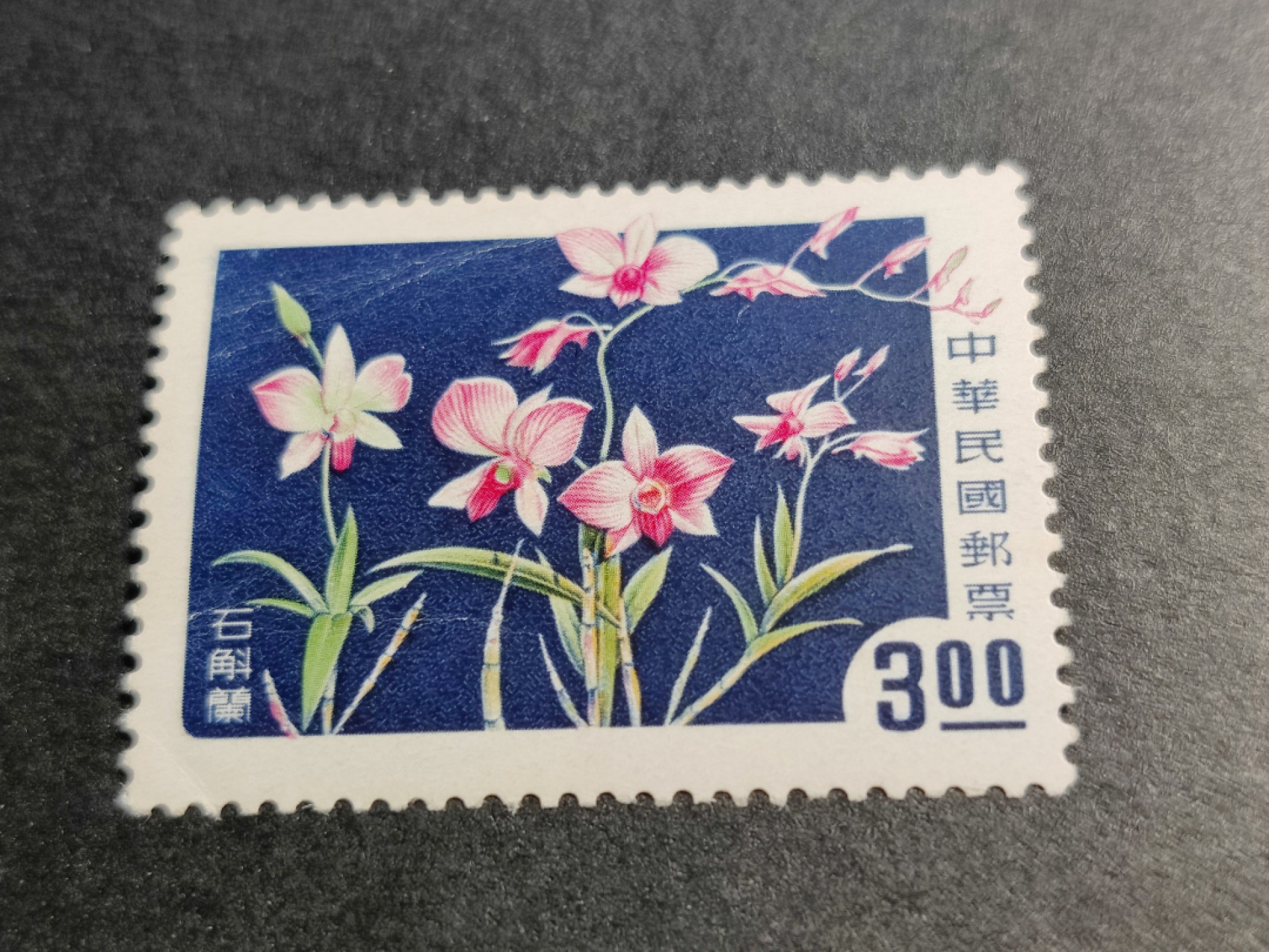 洪涛臻品批发群 精选邮票限时拍卖第九百八十三期  花卉(一)--石斛兰 新票 高面值筋票！ 角尖齿全有折 原胶润白无贴 