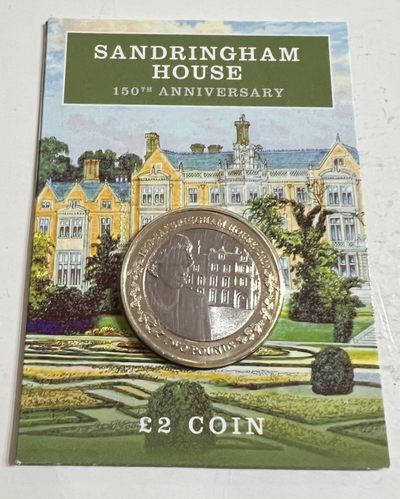 S&S Numismatic世界钱币-拍卖第48期 - 泽西岛2020年 桑德林汉姆宫150周年 2英镑双色纪念币