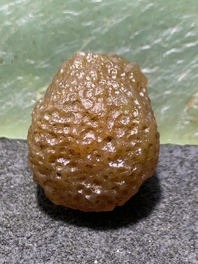 放福利！精美天然阿拉善麻皮酒红色玛瑙原石一颗 - 放福利！精美天然阿拉善麻皮酒红色玛瑙原石一颗