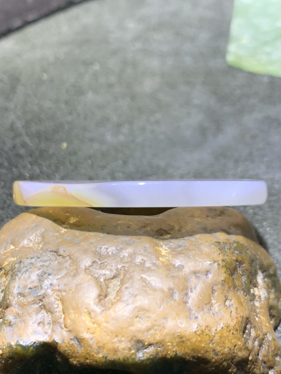高玉化巴西玛瑙随形牌子一个