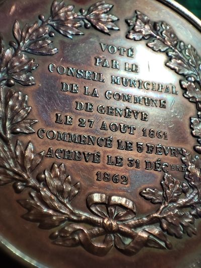 年末清仓 顺丰包邮 瑞典1861勃朗大桥落成大铜章很厚实