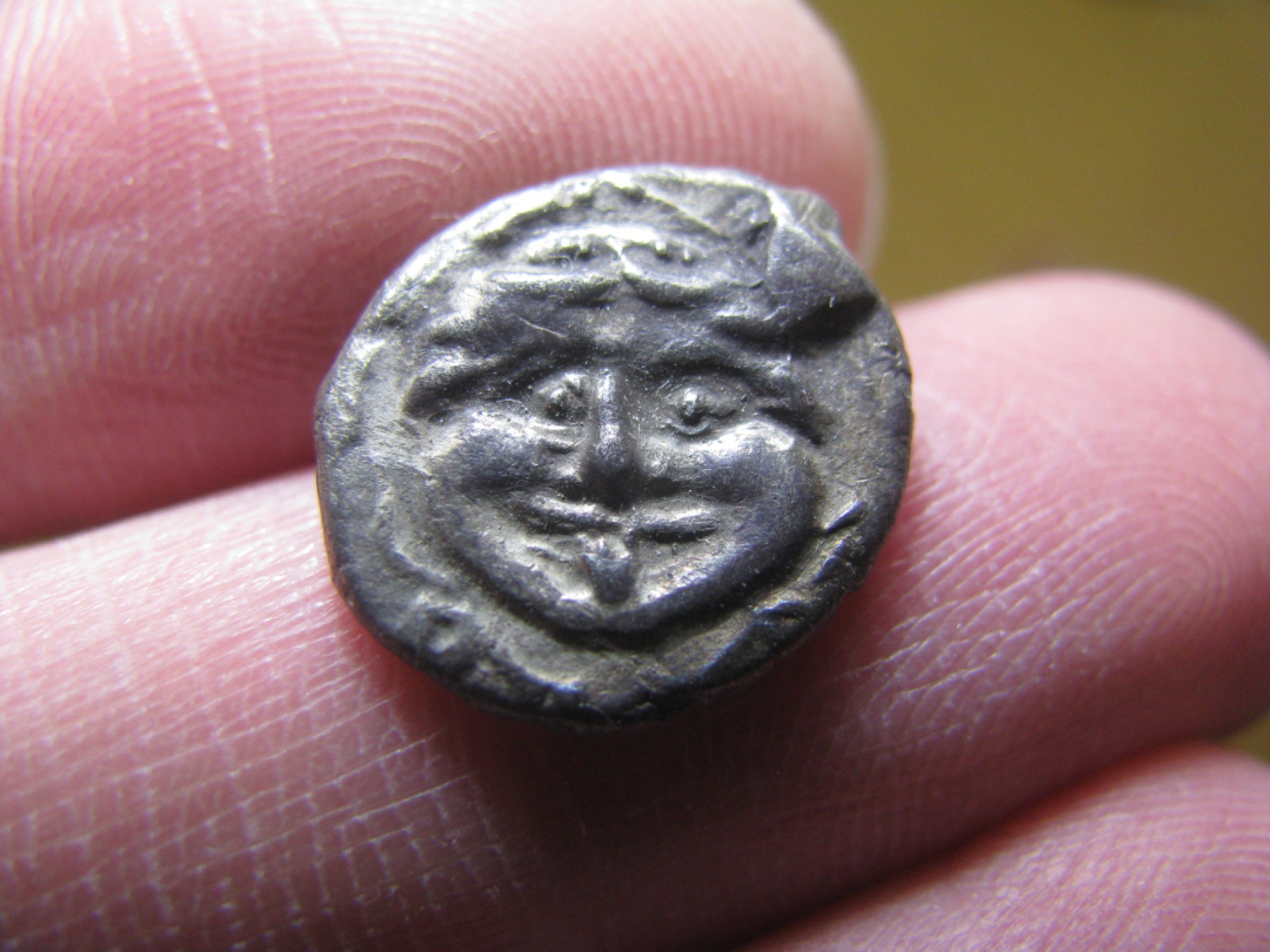 王之爱好～外国古币 古希腊美杜莎银币