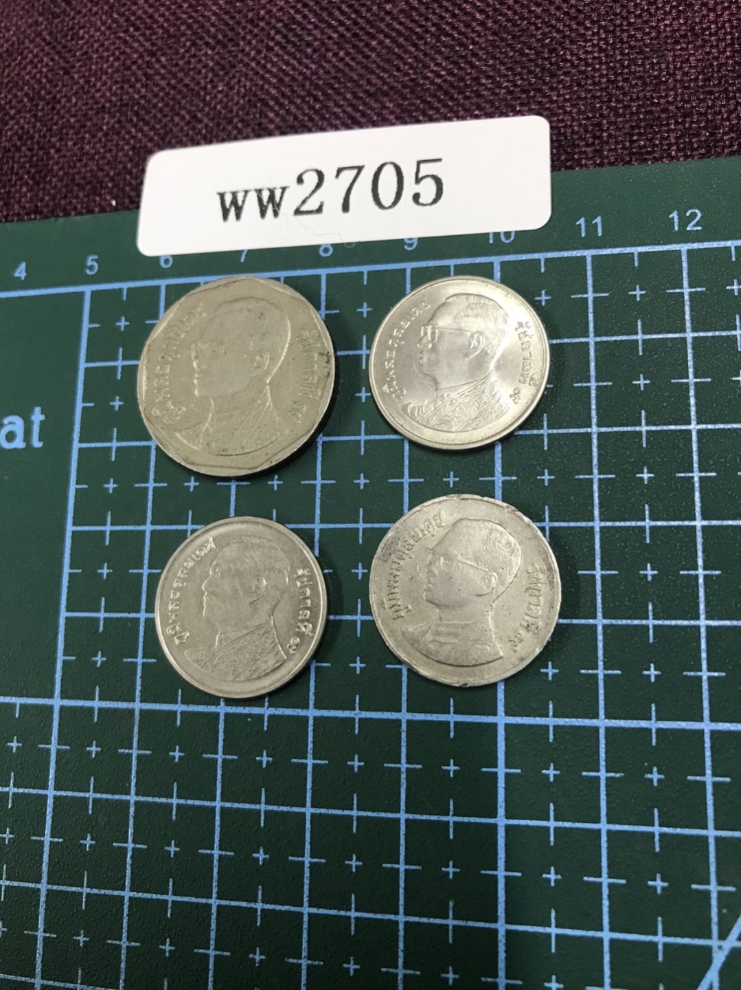 硬币 泰国硬币四枚