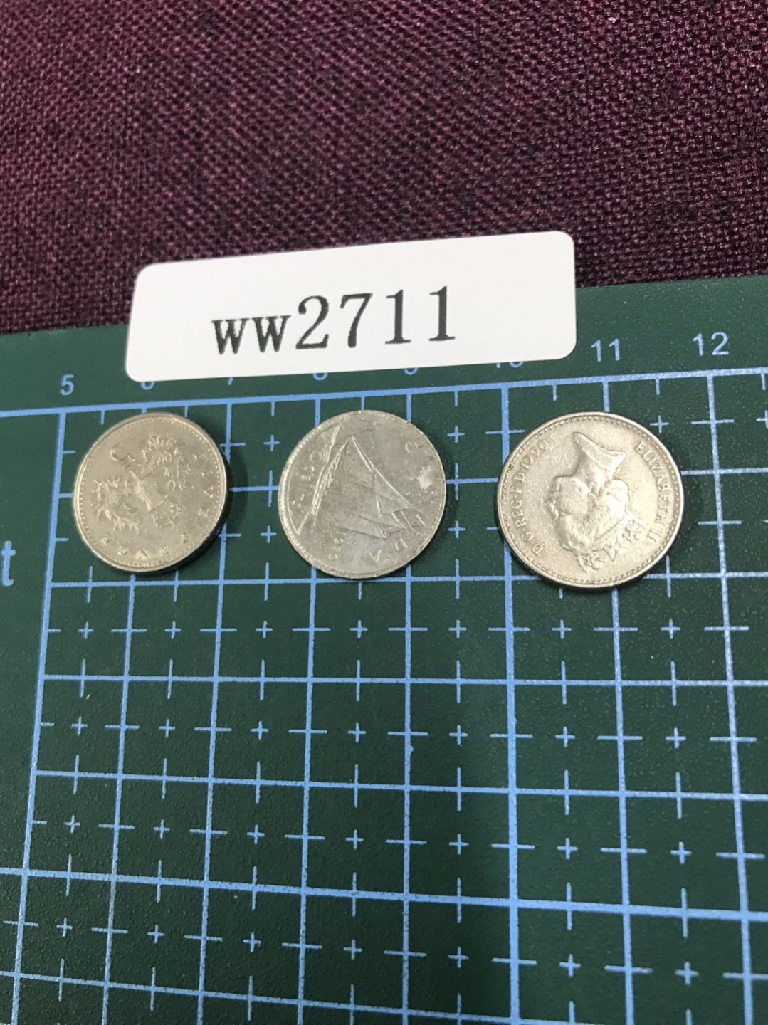 硬币 英国硬币三枚 面值5