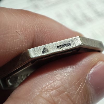 年末清仓 顺丰包邮 法国原盒纪念章一银一铜镀银