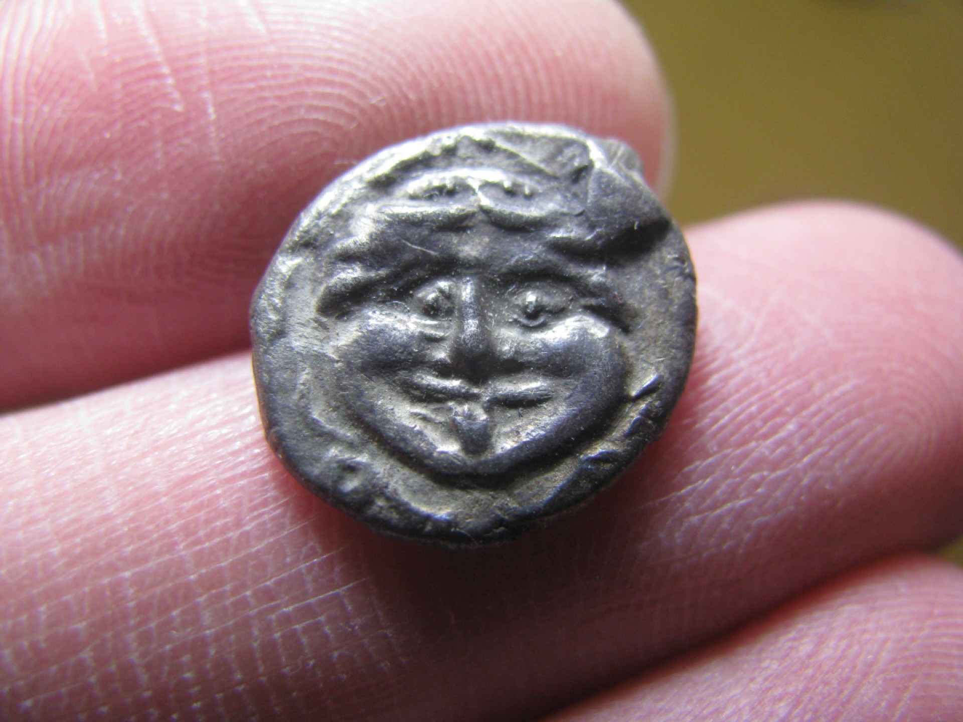 王之爱好～外国古币 古希腊美杜莎银币