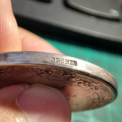 年末清仓 顺丰包邮 1937法国农业镀银铜章