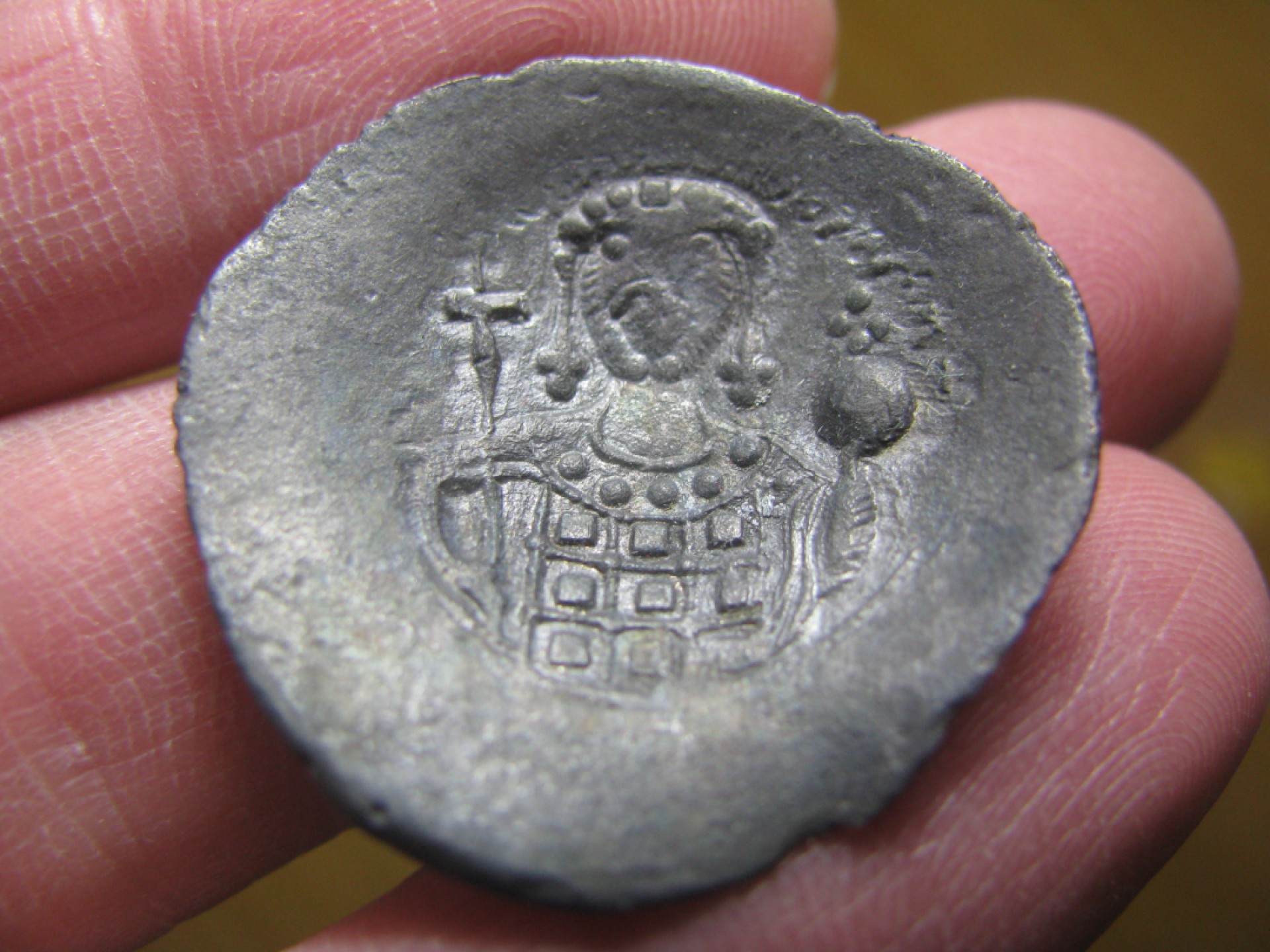 王之爱好～外国古币 拜占庭银铜合金币