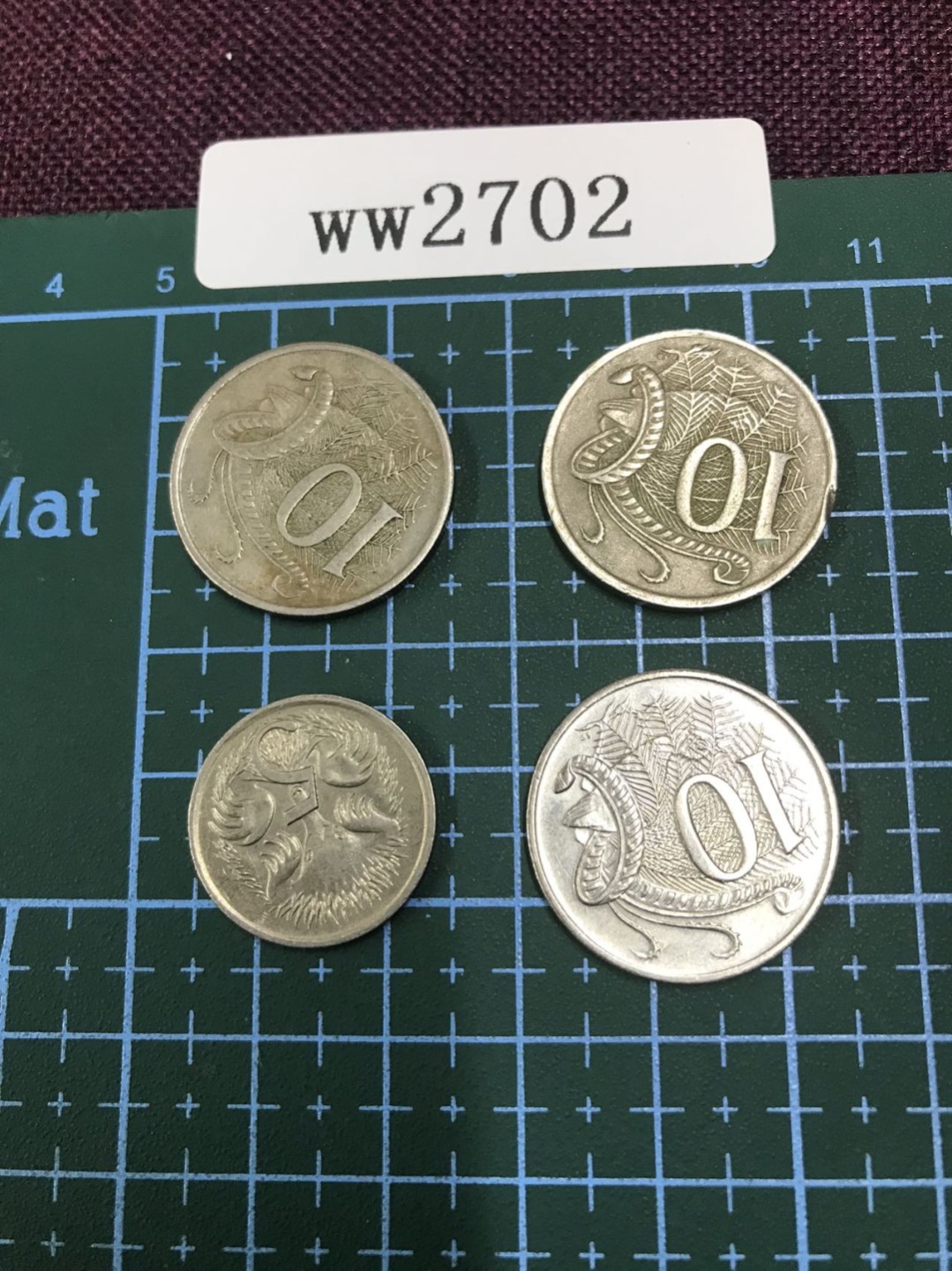 硬币 澳大利亚硬币四枚