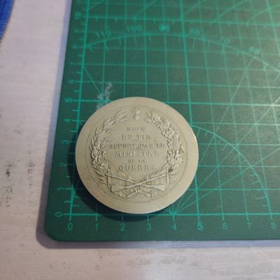 年末清仓 顺丰包邮 法国玛丽安娜银章50mm 巴黎造币厂，战争部颁发，约1910前后