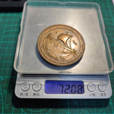 年末清仓 顺丰包邮 芬兰1949拉彭兰塔铜章