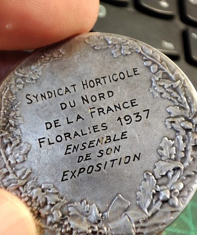 年末清仓 顺丰包邮 1937法国农业镀银铜章