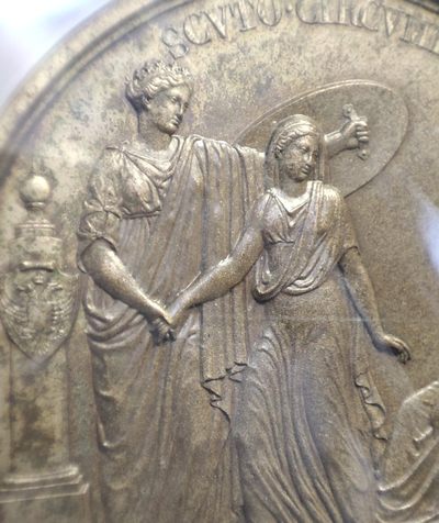 年末清仓 顺丰包邮 NGC大盒法国1795路易十八系列铜章 侄女获救，命运多舛的路易十九的皇后