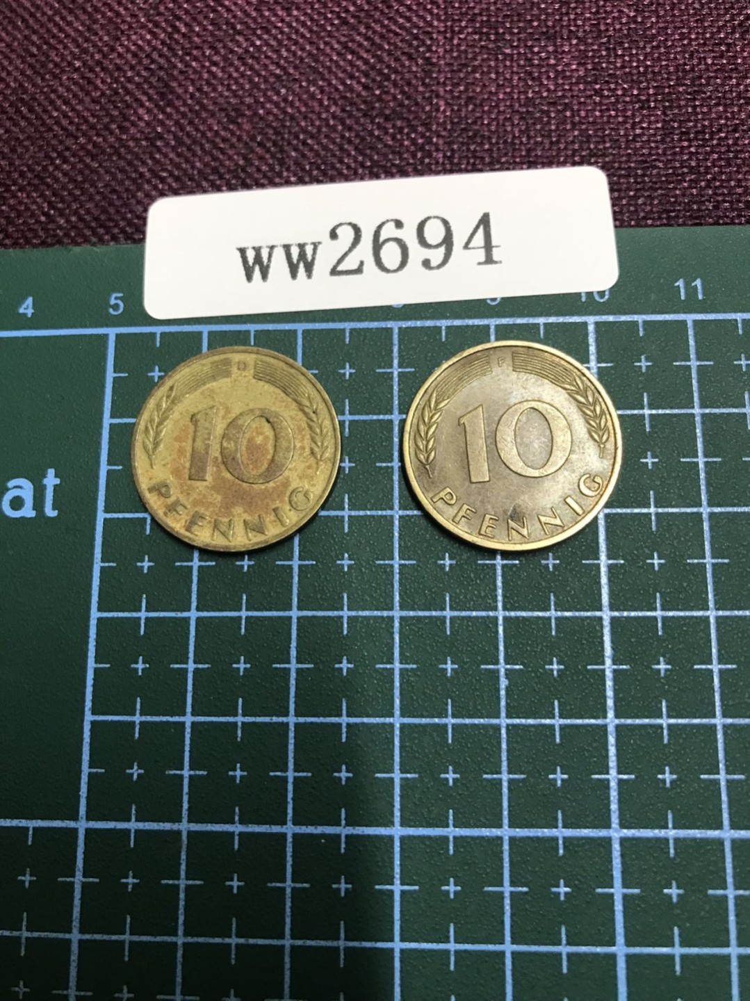 硬币 德国硬币两枚