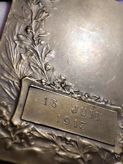 年末清仓 顺丰包邮 欧洲艺术麦朵尔法国文森城堡铜章1913