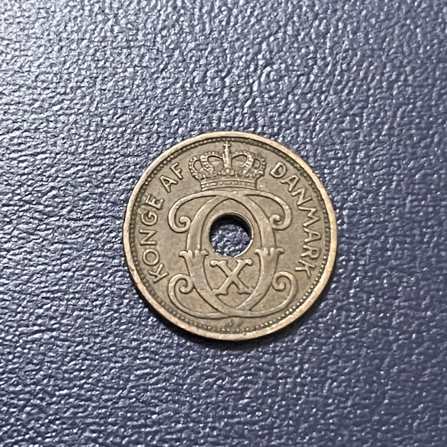 外国硬币0元起拍 1932丹麦1欧尔