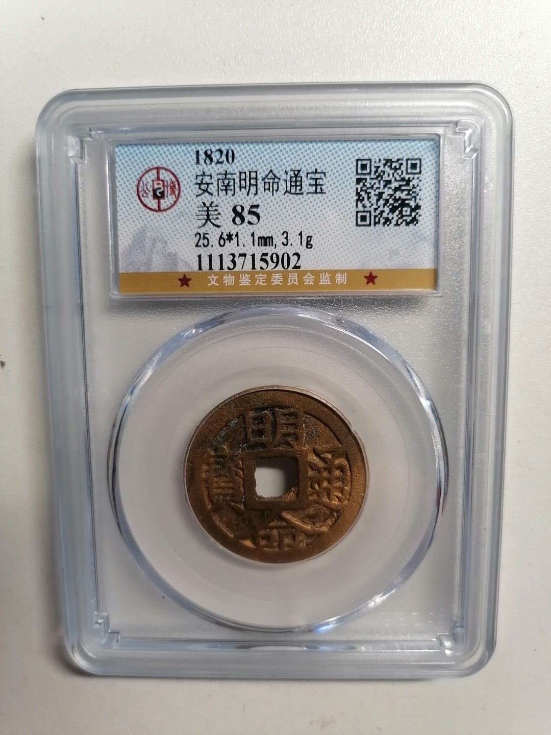 评级币专场 安南明命通宝