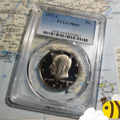 年末清仓 顺丰包邮 精制肯尼迪1972半美