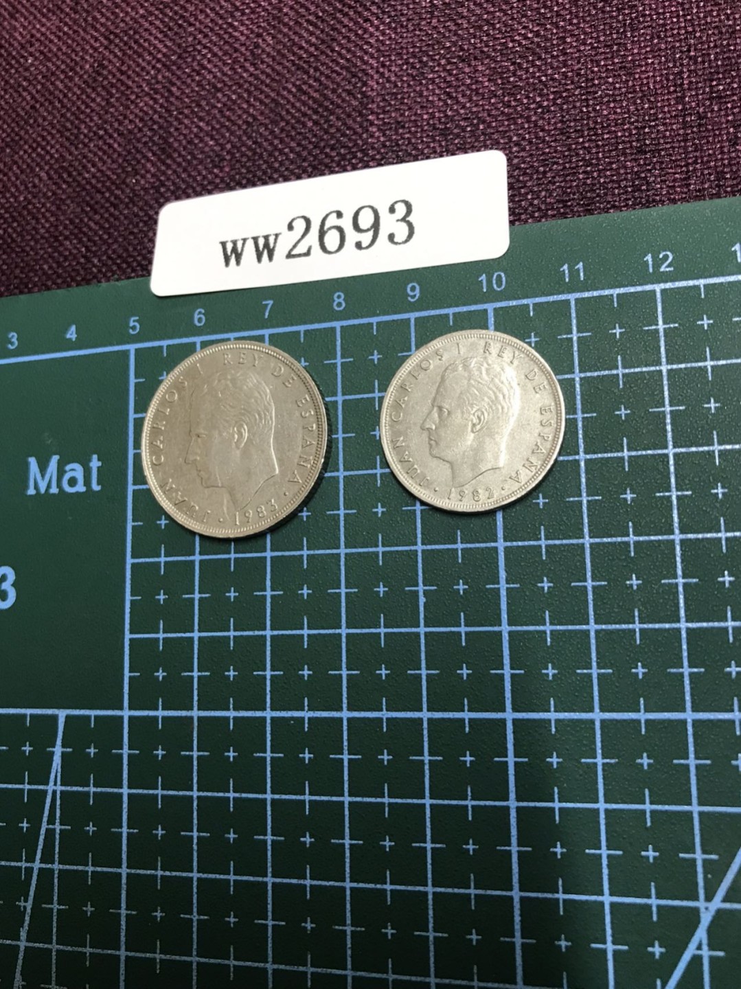 硬币 西班牙硬币两枚
