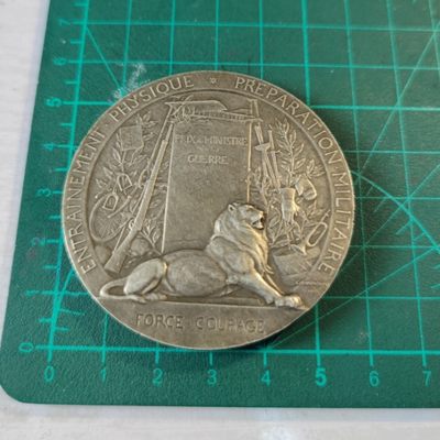 年末清仓 顺丰包邮 法国1911玛丽安娜大银章 巴黎造币厂2A银，边缘一些小磕碰