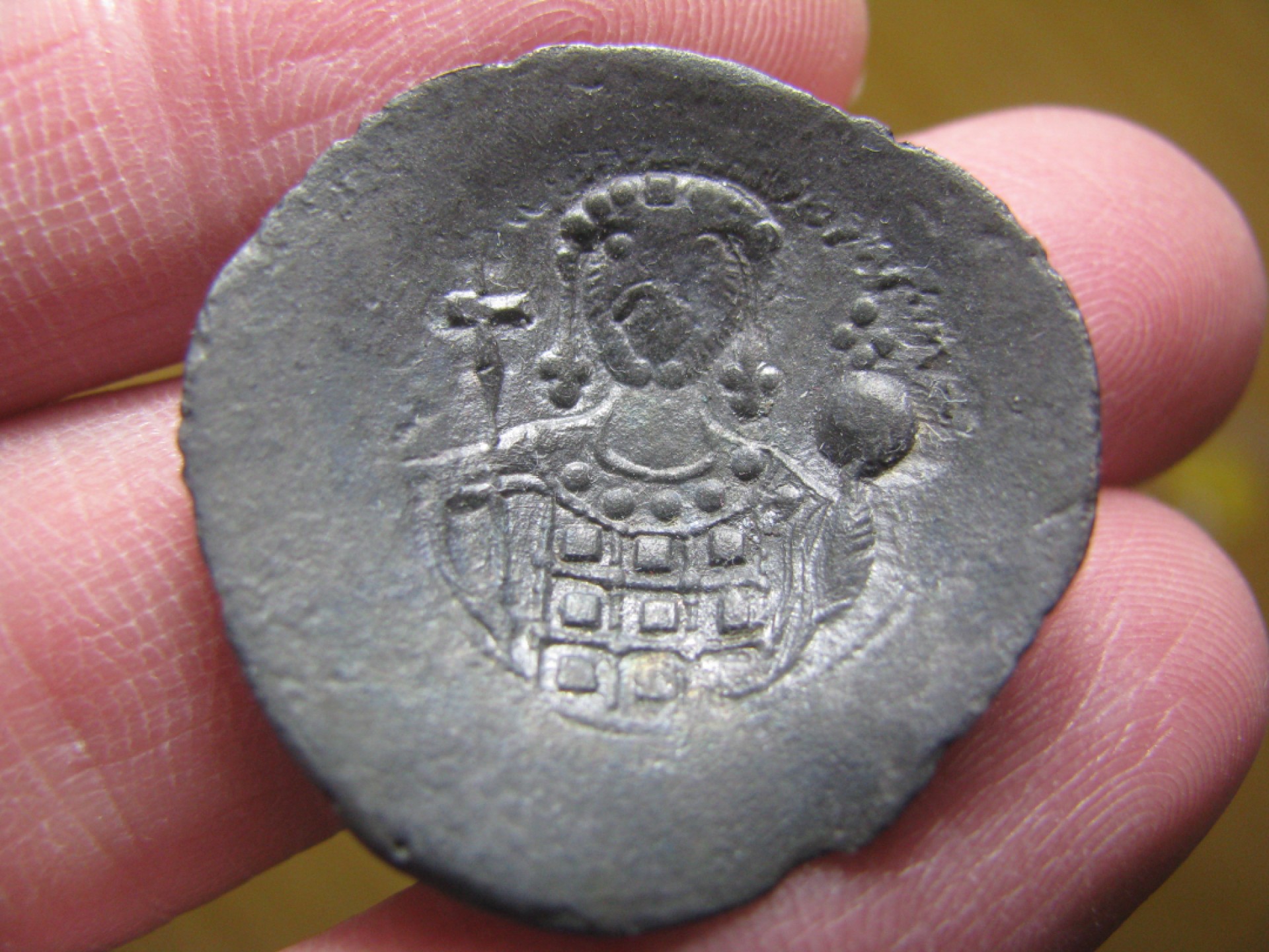 王之爱好～外国古币 拜占庭银铜合金币