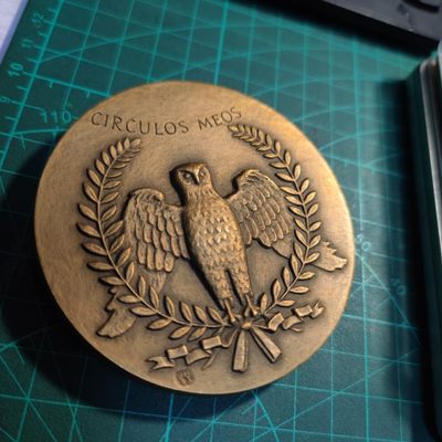 年末清仓 顺丰包邮 芬兰赫尔辛基大学纪念大铜章 原盒1993