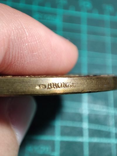 年末清仓 顺丰包邮 法国商业部1900纪念铜章墨丘利头像