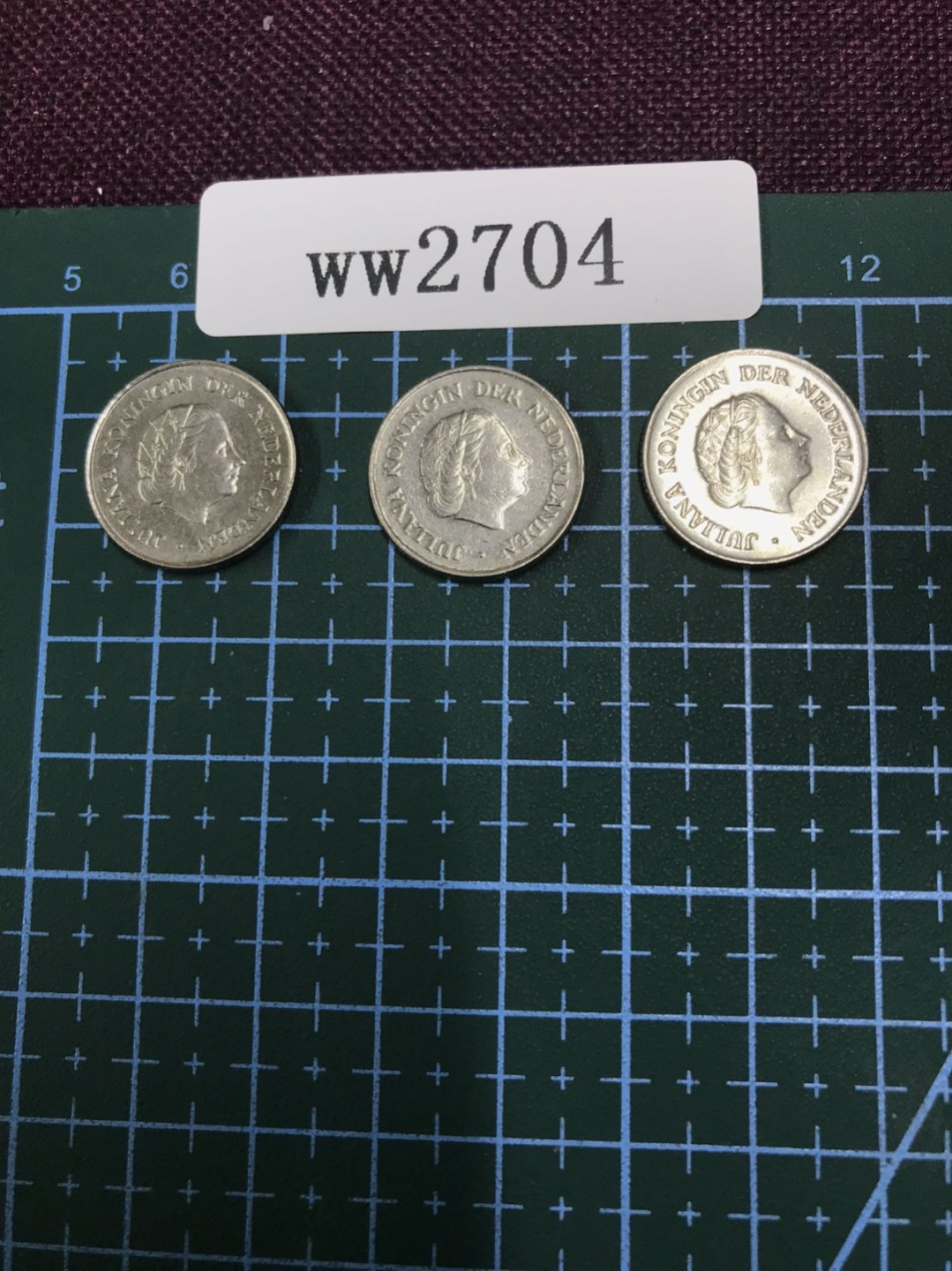 硬币 荷兰硬币三枚