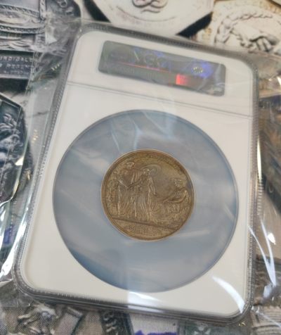 年末清仓 顺丰包邮 NGC大盒法国1795路易十八系列铜章 侄女获救，命运多舛的路易十九的皇后