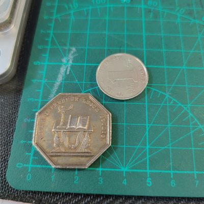 年末清仓 顺丰包邮 少见品种法国八角银章，1832前无边铭