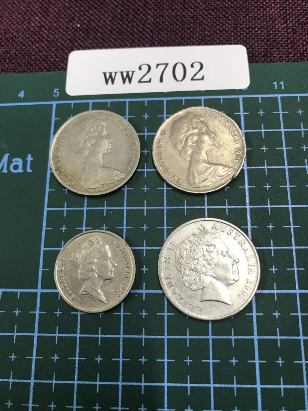 硬币 澳大利亚硬币四枚