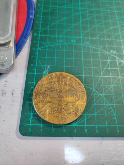 年末清仓 顺丰包邮 法国商业部1900纪念铜章墨丘利头像