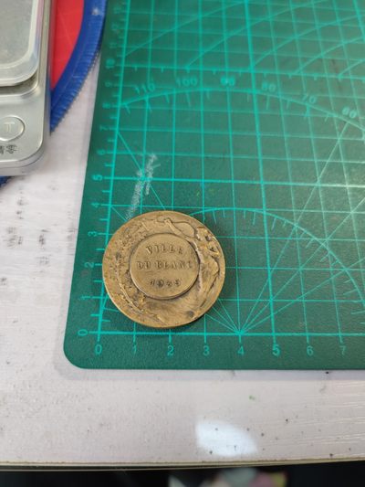 年末清仓 顺丰包邮 法国1935家禽养殖业小铜章