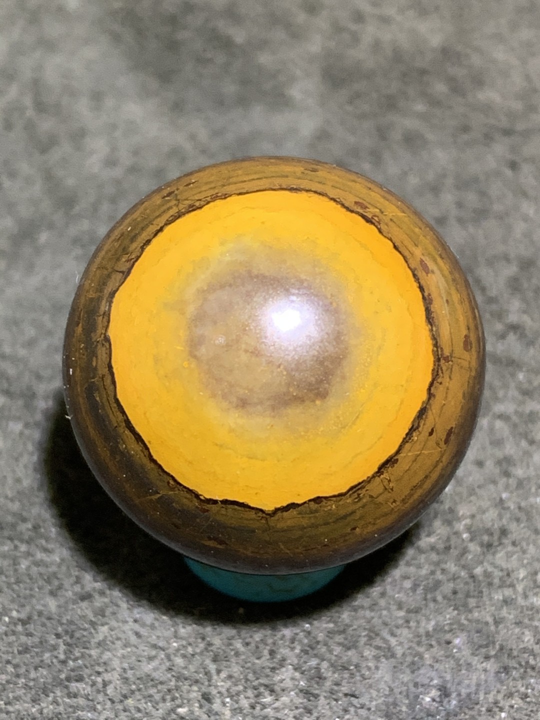 天然精美眼睛石2.5大圆珠一颗