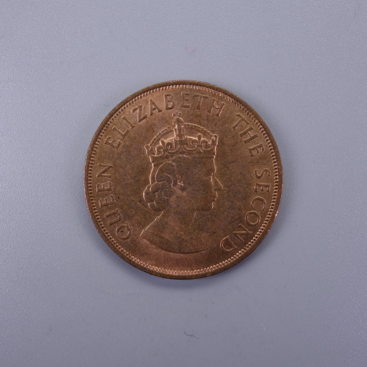 天业钱币散币拍卖第12次专场 英属泽西岛1966年1/12先令 铜币