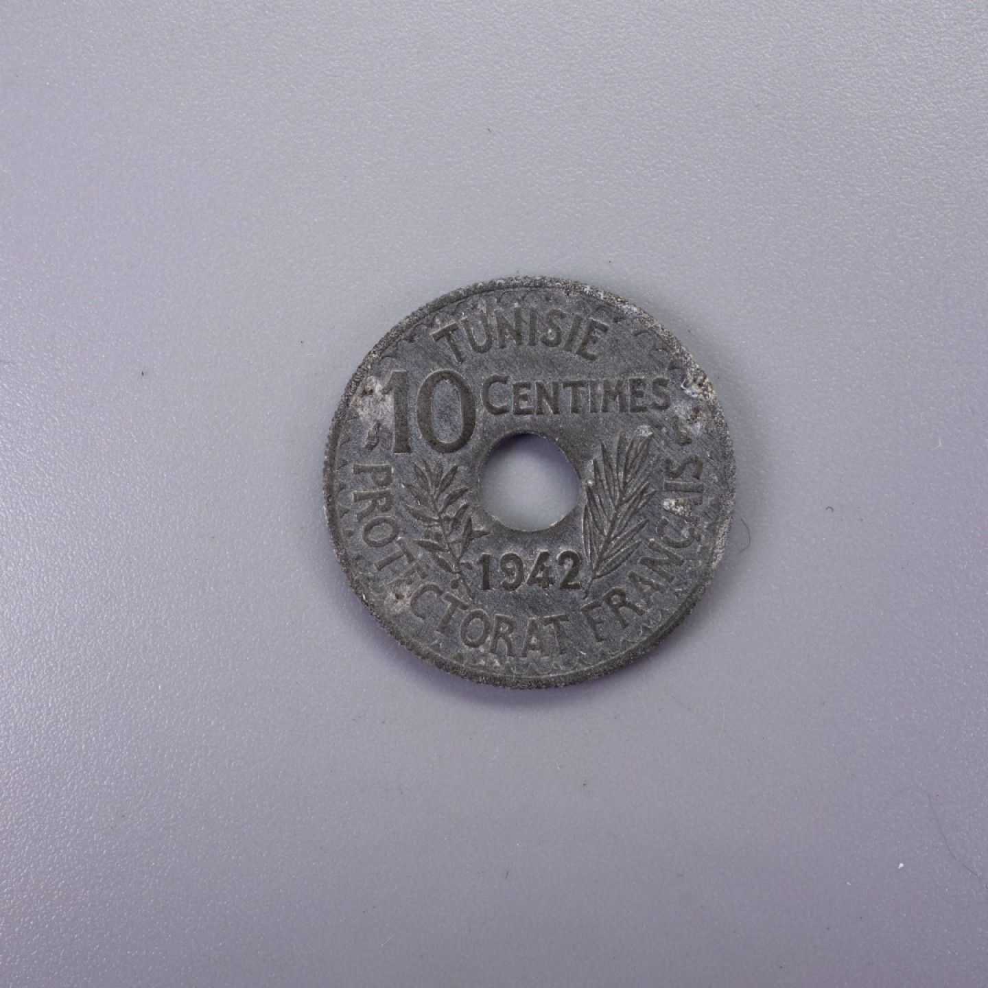 天业钱币散币拍卖第12次专场 突尼斯1942年10分