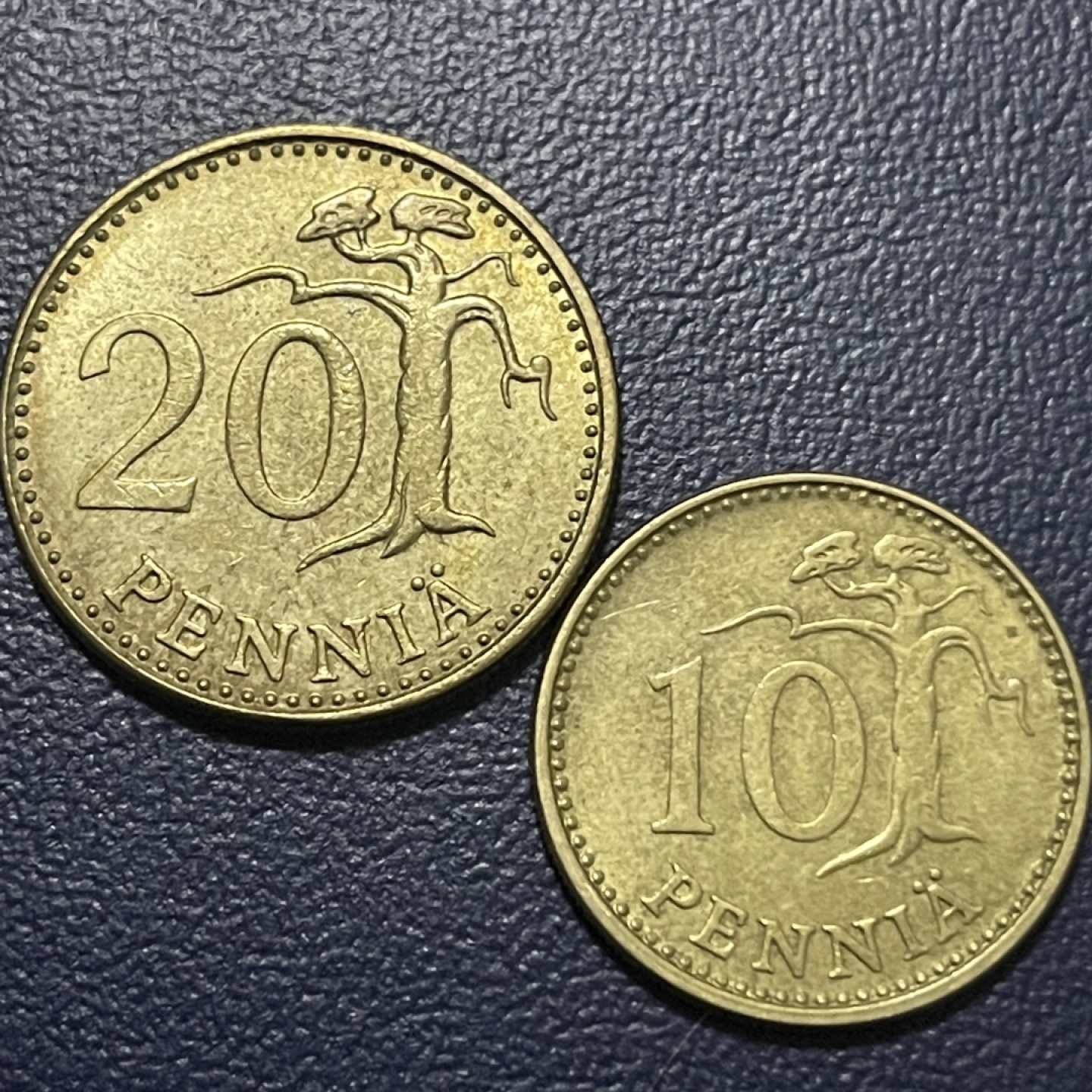 外国硬币0元起拍 芬兰10，20芬尼