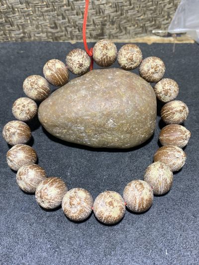 精美印尼老树紫金鼠闷墩前鼠后猫菩提手串一条！ - 精美印尼老树紫金鼠闷墩前鼠后猫菩提手串一条！