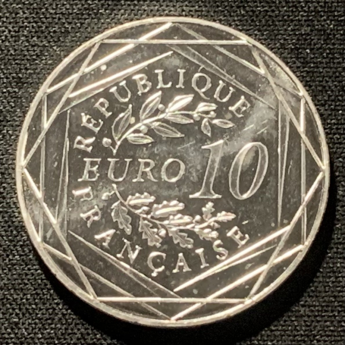 紫瑗钱币——第249期拍卖 法国 2014年 大公鸡 10欧元 17克 0.9银 UNC