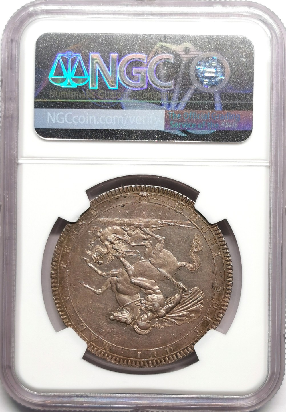 凡希社世界钱币微拍第二百二十三期 1818LIX英国乔三马剑NGC-MS61