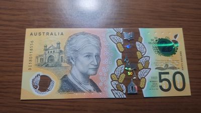 即日起至节前拍卖800以上全部本店贴钱发顺丰避免严重延误【世界钱币收藏】精选微拍第52期 暨2022年第九期 含部分经典高分评级币 2018年澳大利亚50元 全新UNC 无47尾号8556