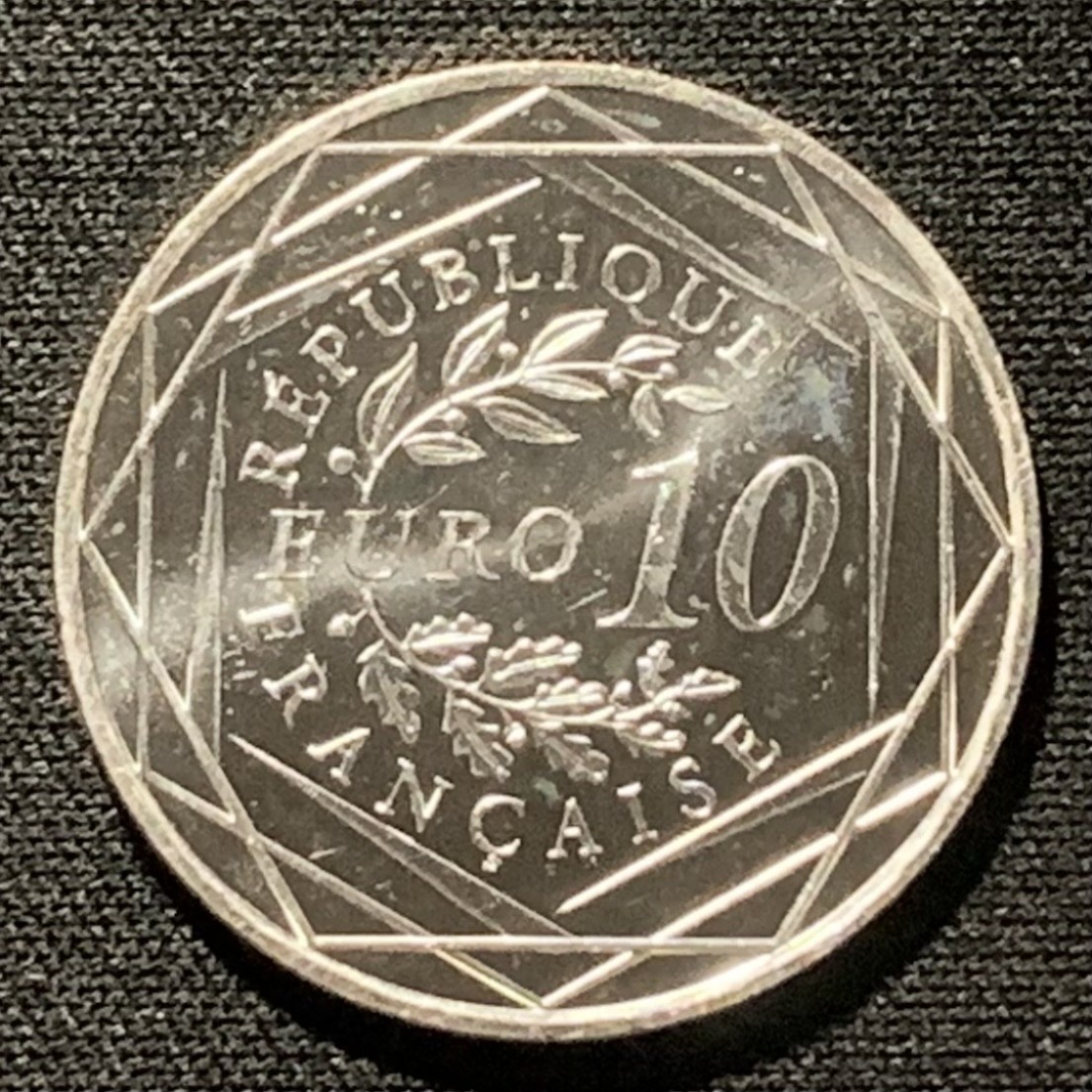 紫瑗钱币——第262期拍卖 法国 2012年 大力神 10欧元 10克 0.9银 UNC