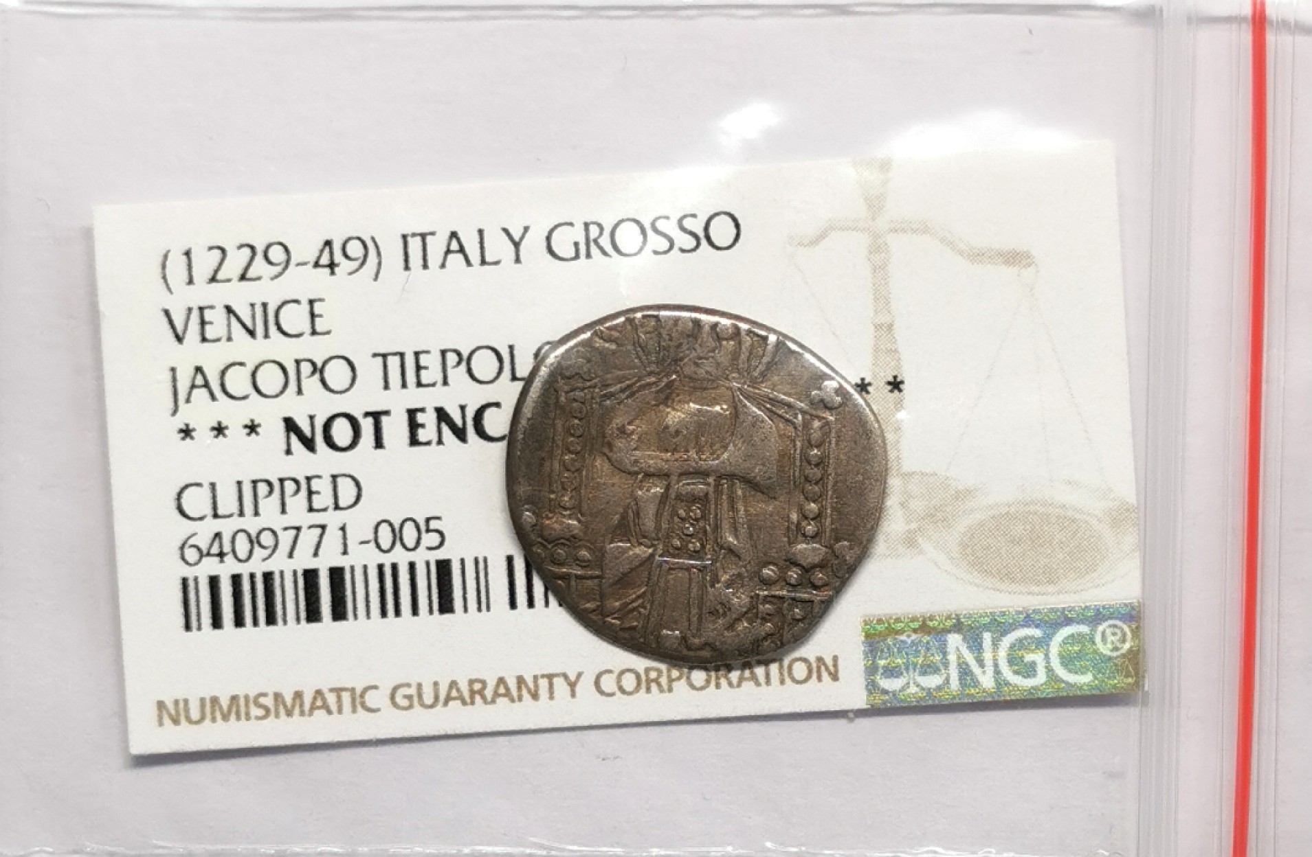 凡希社世界钱币微拍第二百二十三期 中世纪威尼斯Grosso银币两枚