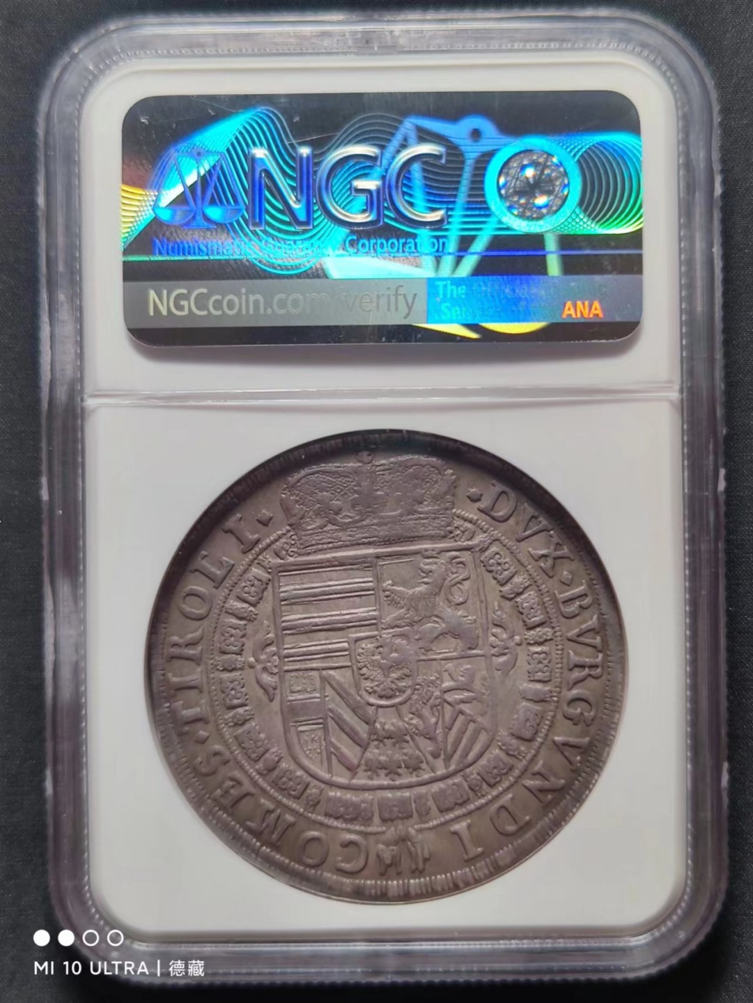 【德藏】世界币章–圣诞专场拍卖 1632年奥地利利奥波德老泰勒银币 NGC AU58
