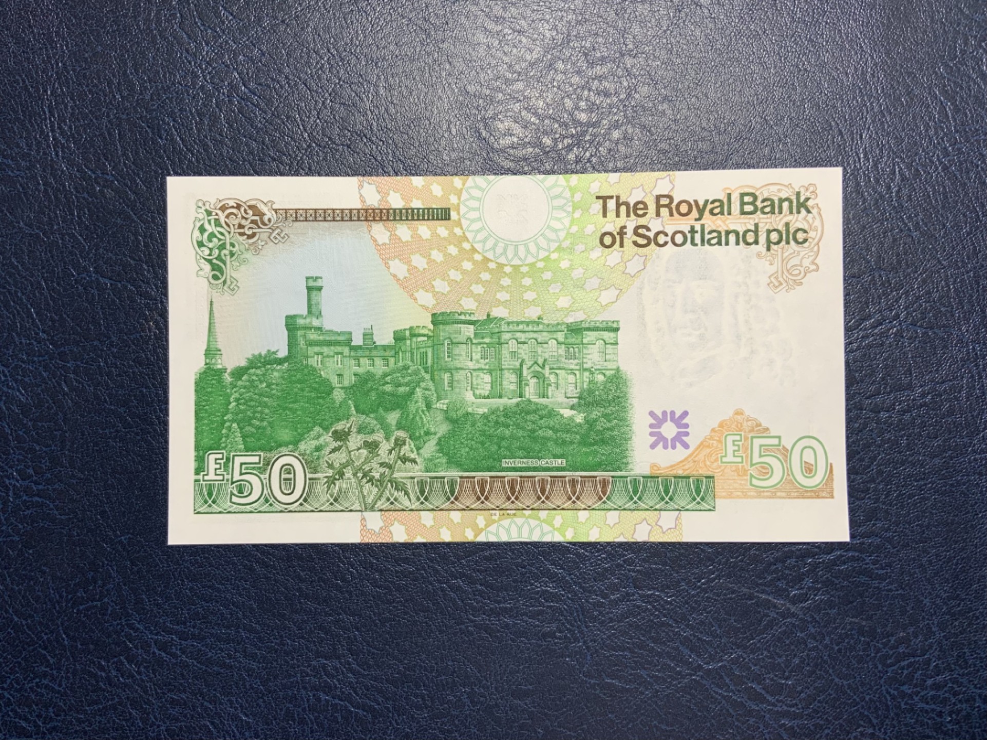 收藏联盟Quantum Auction 第220期拍卖  苏格兰皇家银行2005年50镑 品相全新UNC 