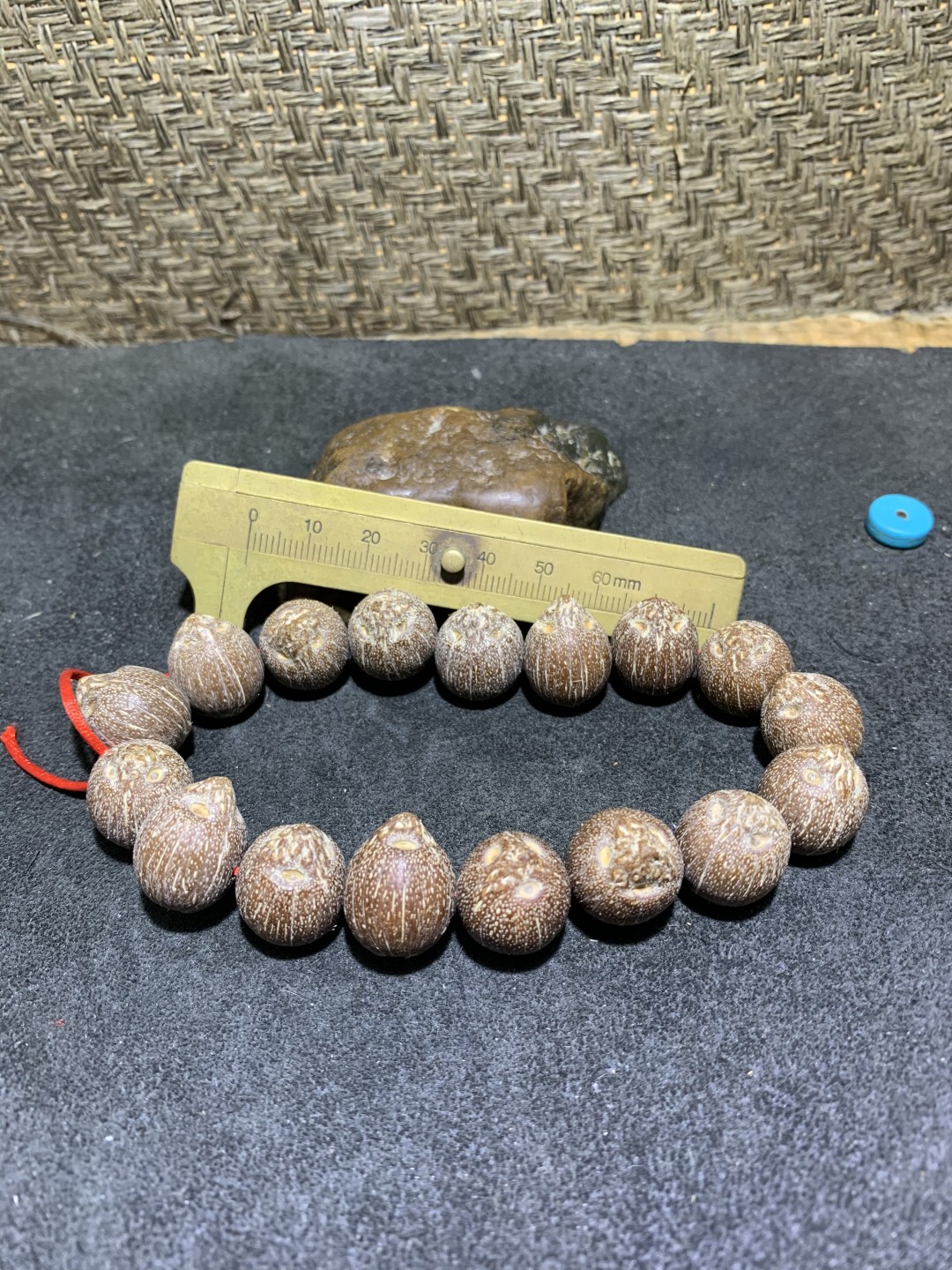 精美印尼老树肥包子紫金鼠闷墩前鼠后猫菩提手串一条！