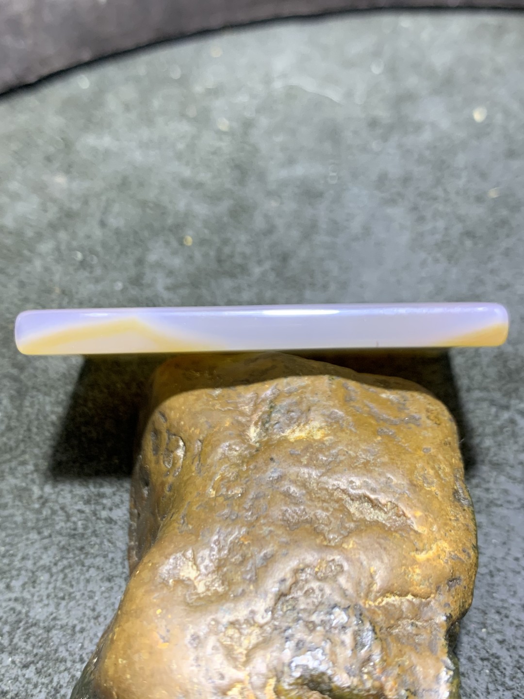 精美高玉化巴西玛瑙天眼牌子一个，