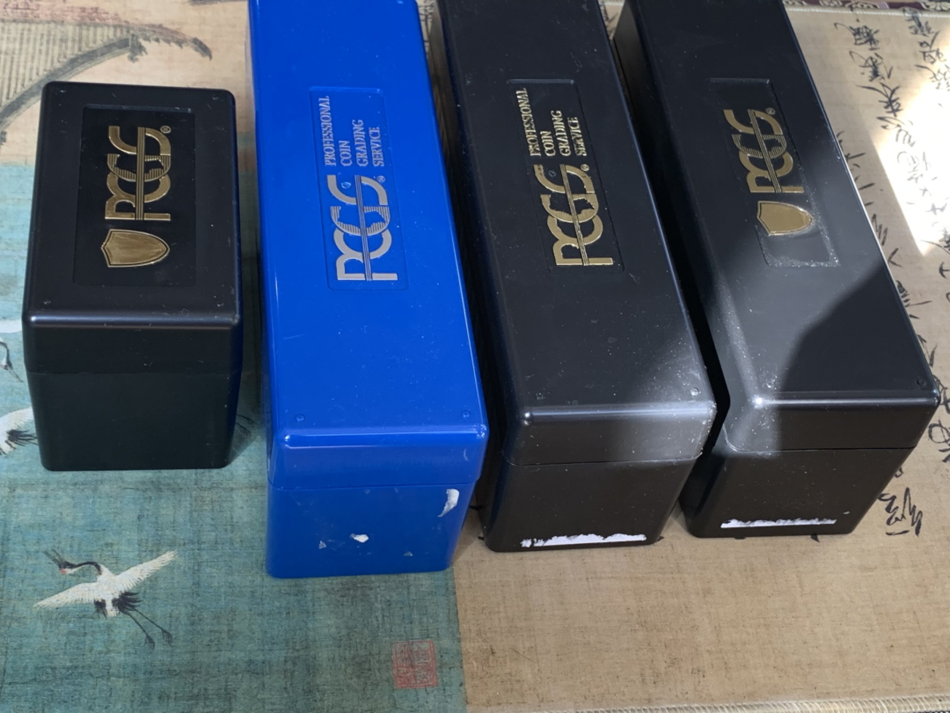 《竞宝斋》第125场-周日，周一 ，2场连拍（全场包邮） PCGS 盒子 4个一组，3个20枚盒，一个10枚盒  状态都挺好得 细节见图