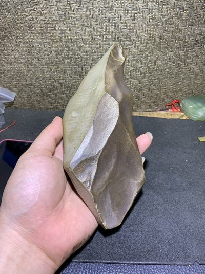 放福利，精美新疆戈壁滩地表老皮细泥石原石把件（镇纸，摆件）一块， - 放福利，精美新疆戈壁滩地表老皮细泥石原石把件（镇纸，摆件）一块，