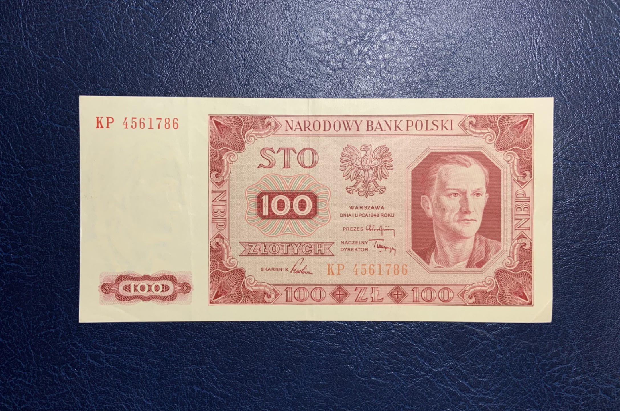 收藏联盟Quantum Auction 第220期拍卖  波兰1948年100兹罗提 品相如图